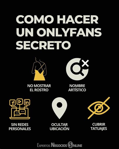 se puede hacer un onlyfans sin mostrar la cara|Cómo hacer un OnlyFans secreto y SIN mostrar LA CARA 2023